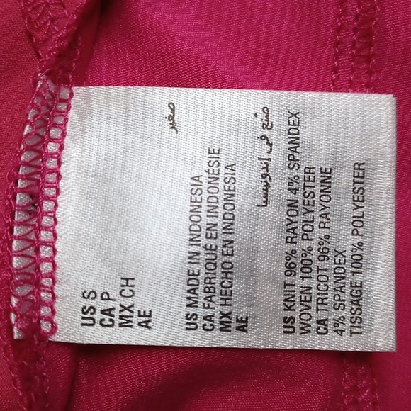 Alfani Women's Mixed-Media Flutter-Sleeve Top, Berry Haze - Picture 9 of 10